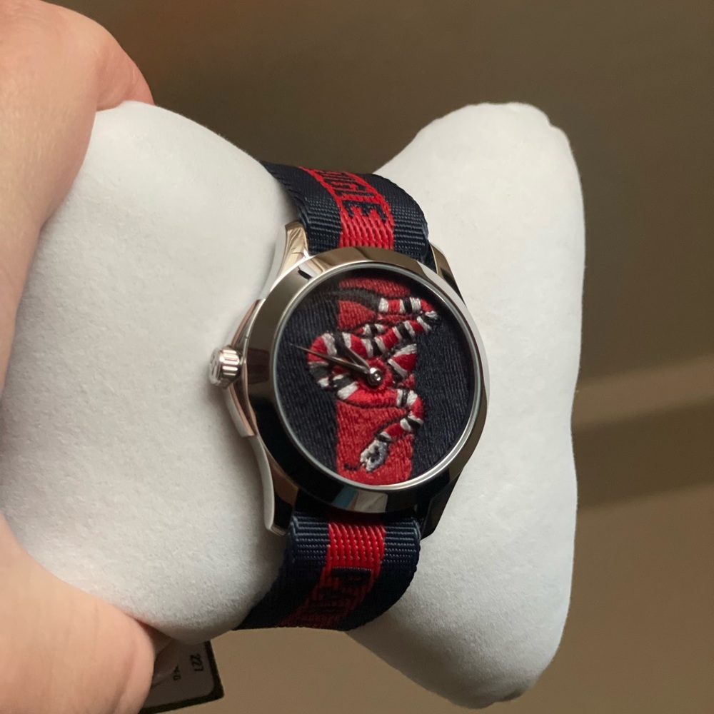 GUCCI Le Marché des Merveilles Watch snake for men or women. Snake watch. - Picture 9 of 14